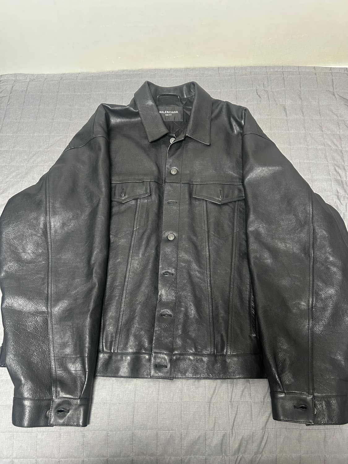 [S] 발렌시아가 버팔로 레더 자켓 상품이미지2