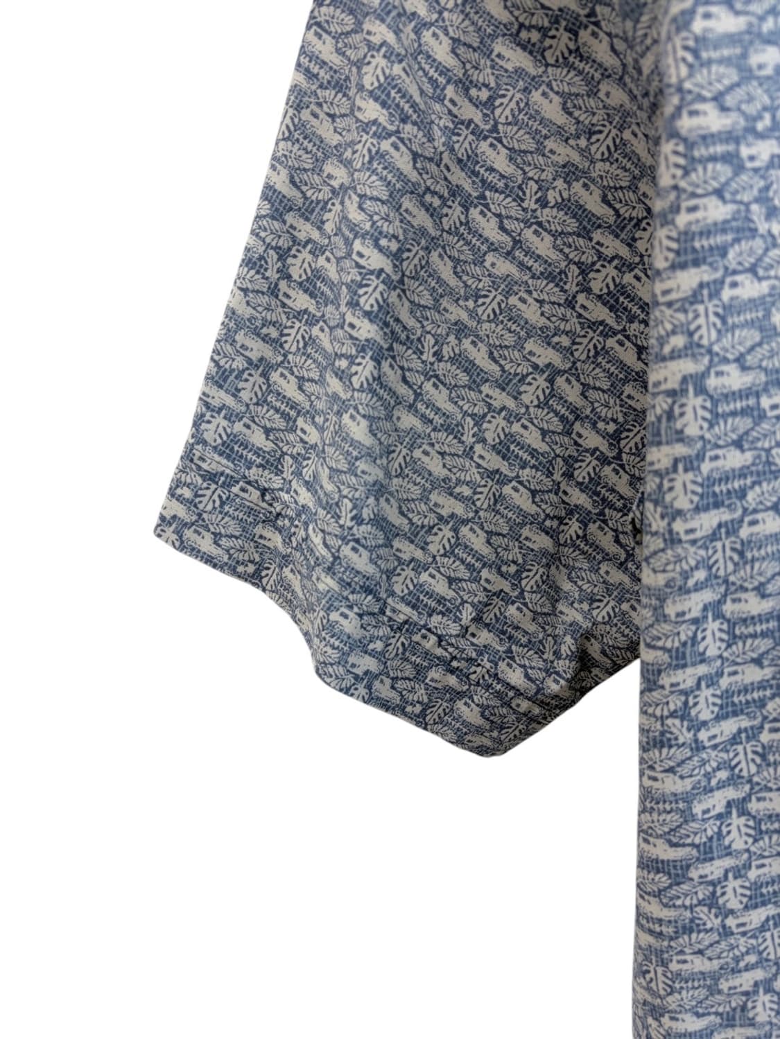 00년대 울리치 빈티지 패턴 반팔셔츠 인디고블루 (2XL) 상품이미지7