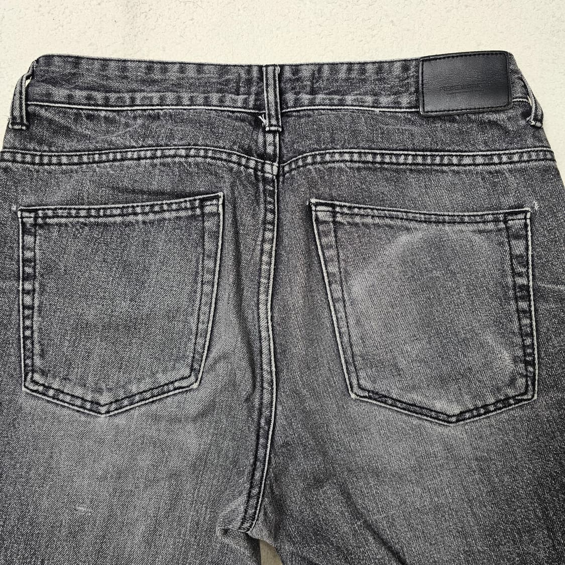 30 피스워커 흑청 데님 청바지 상품이미지5