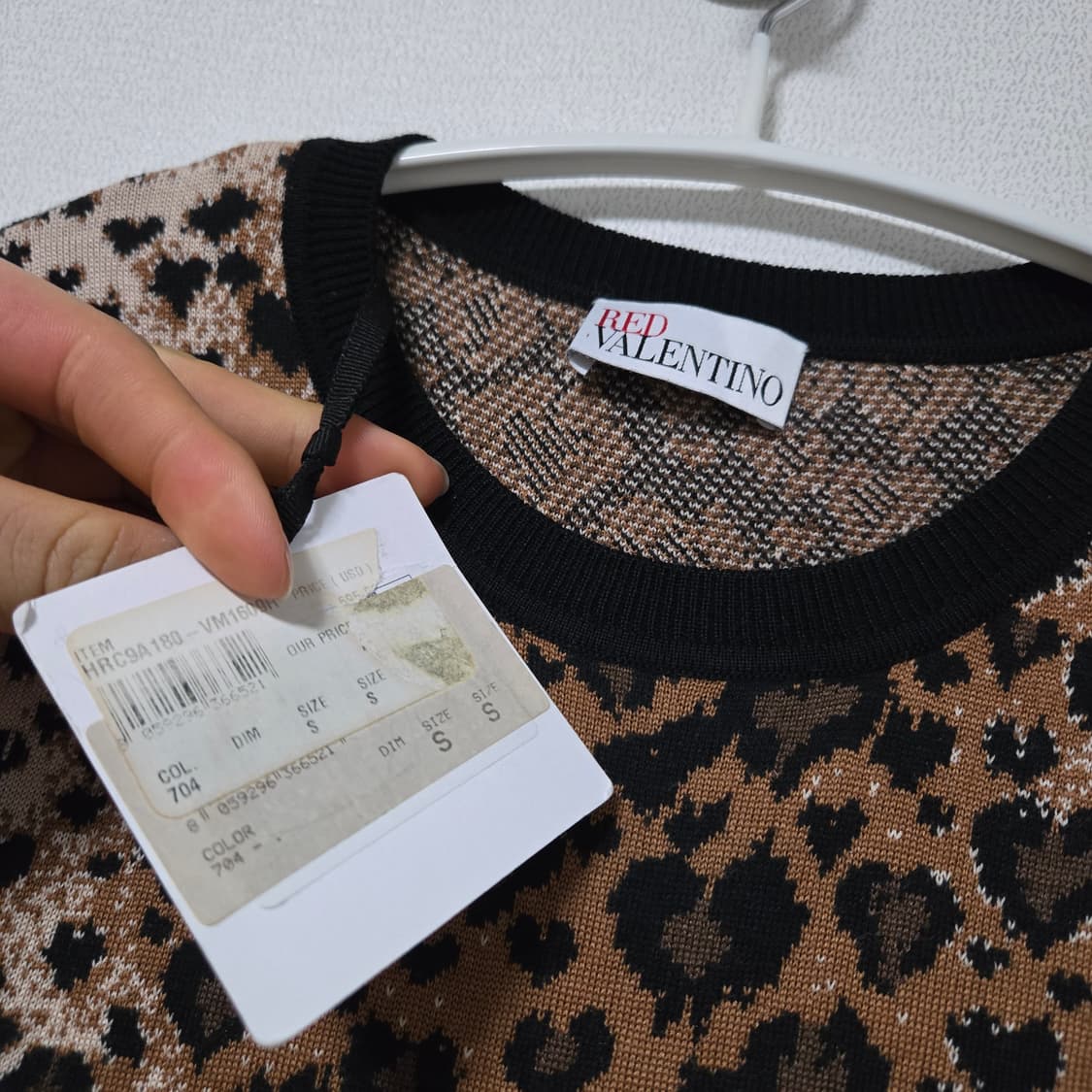 발렌티노 레드 울 니트 원피스 / 여성 원피스/ 여성 니트  상품이미지2