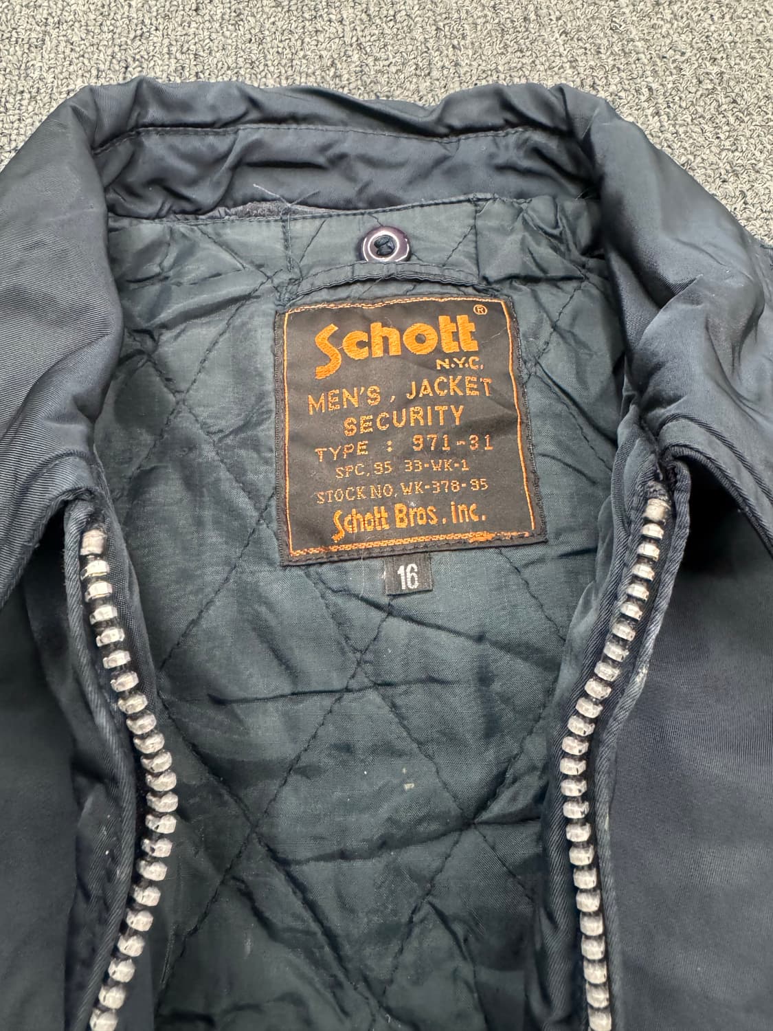 SCHOTT 빈티지 코치 봄버자켓 상품이미지3