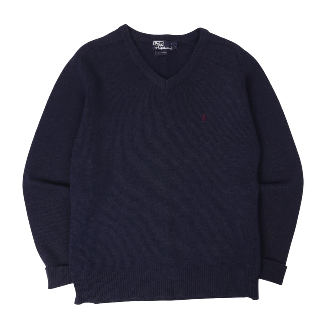 폴로 랄프로렌 네이비 램스울 브이넥 니트 상품이미지1