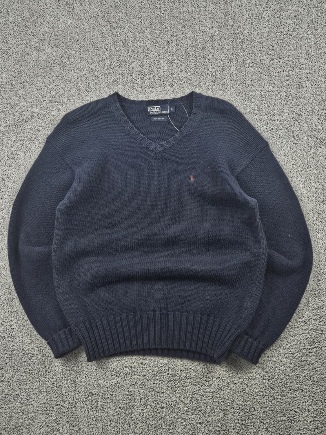 폴로랄프로렌 코튼 브이넥 스웨터 니트 ( L ) / 10264 상품이미지1