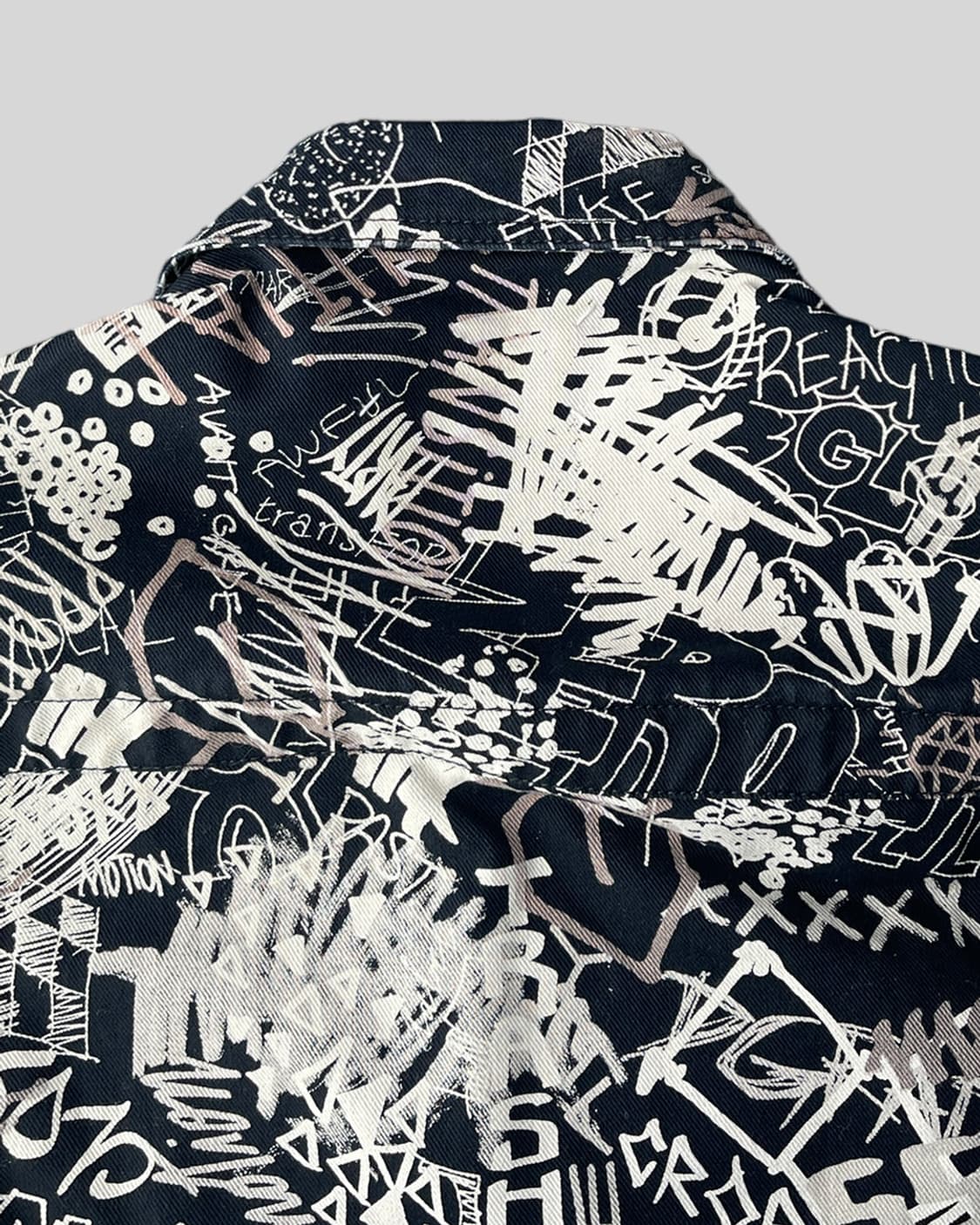 마르지엘라 그래피티 페인팅 워크 자켓 상품이미지4