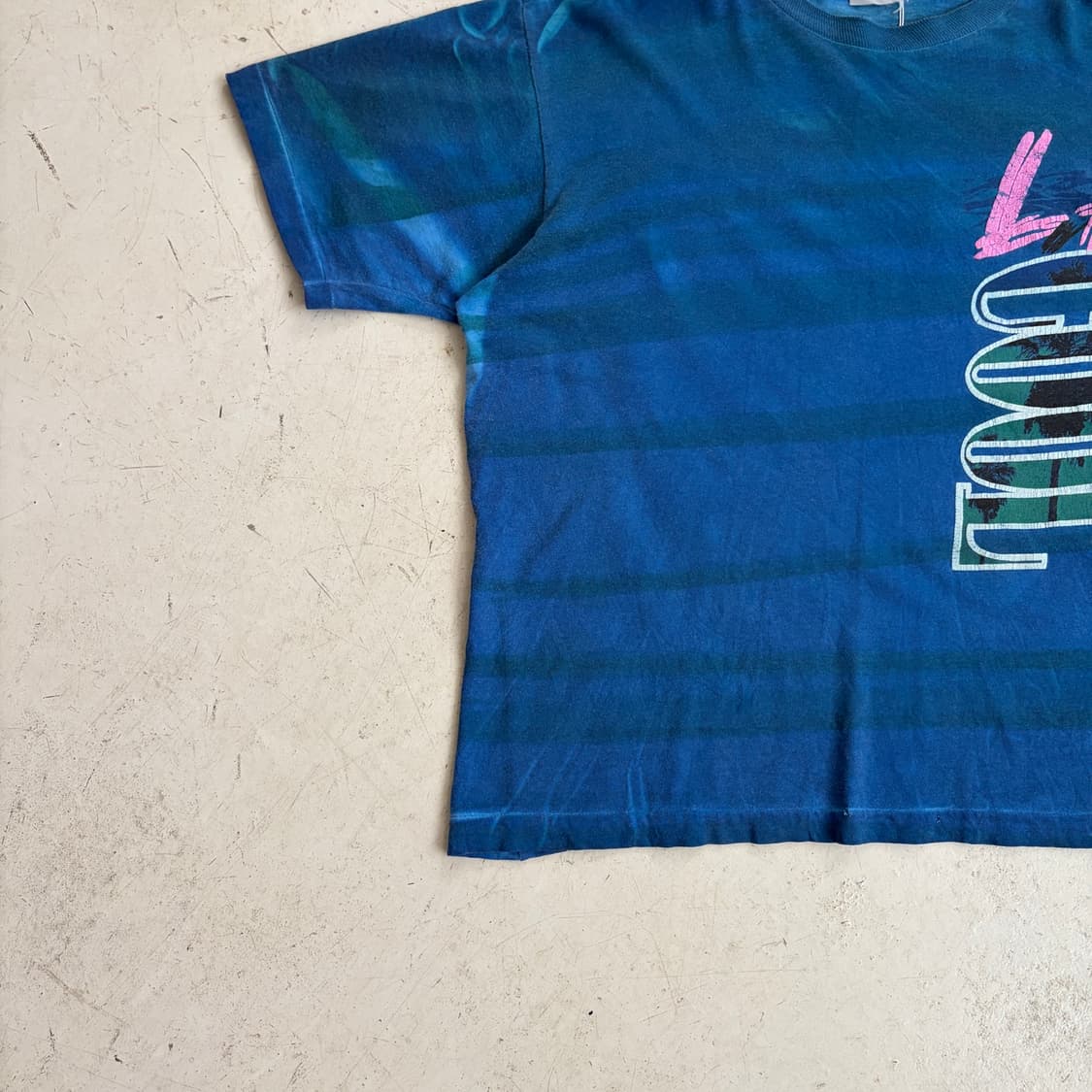 90s USA LA COOL 빈티지 싱글스티치 반팔티 L 상품이미지3