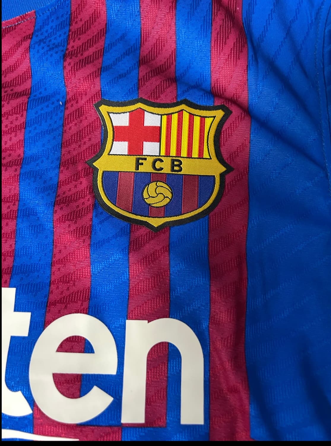 21/22 바르셀로나 홈 어센틱 유니폼 상품이미지3