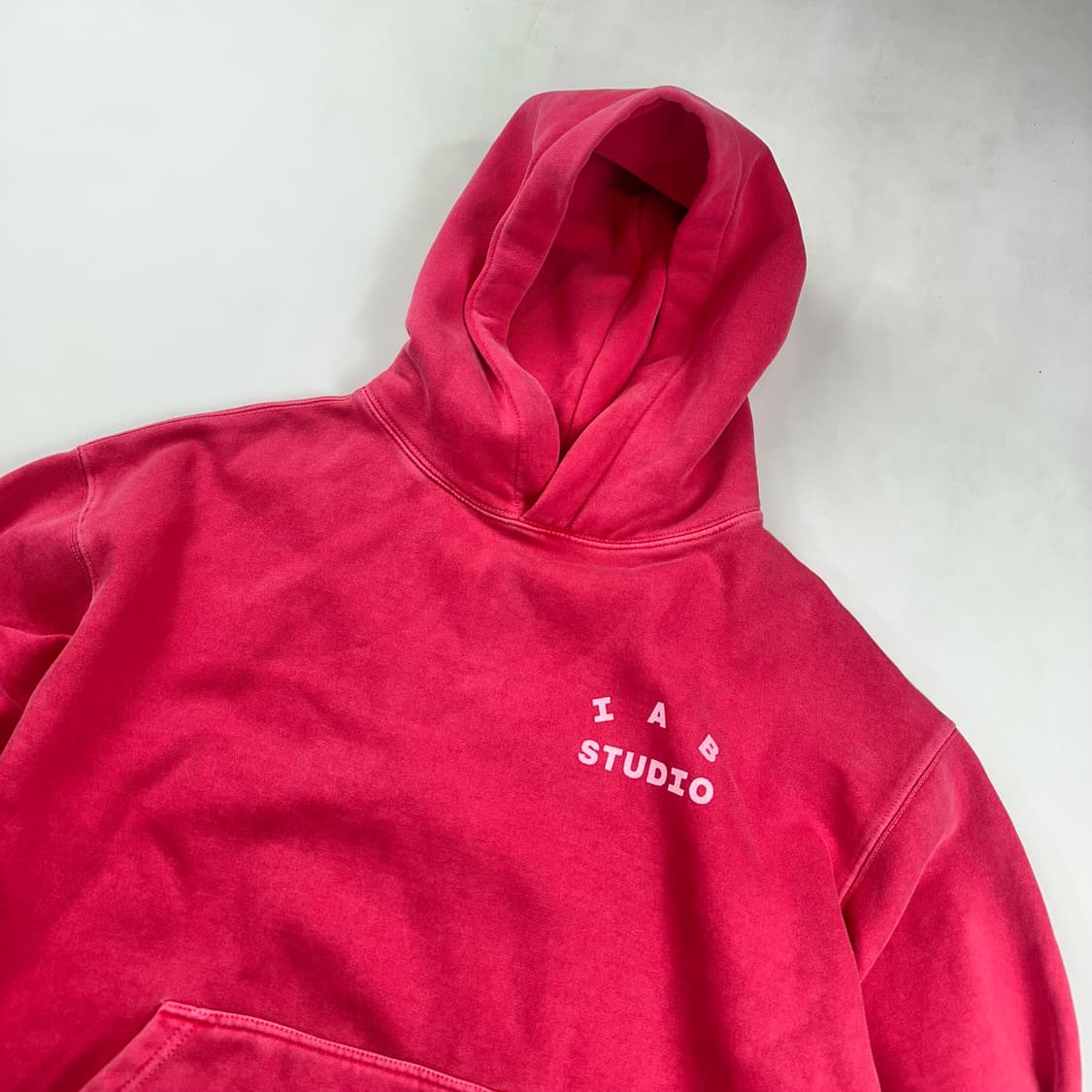 아이앱스튜디오 피그먼트 후드 핑크 상품이미지2