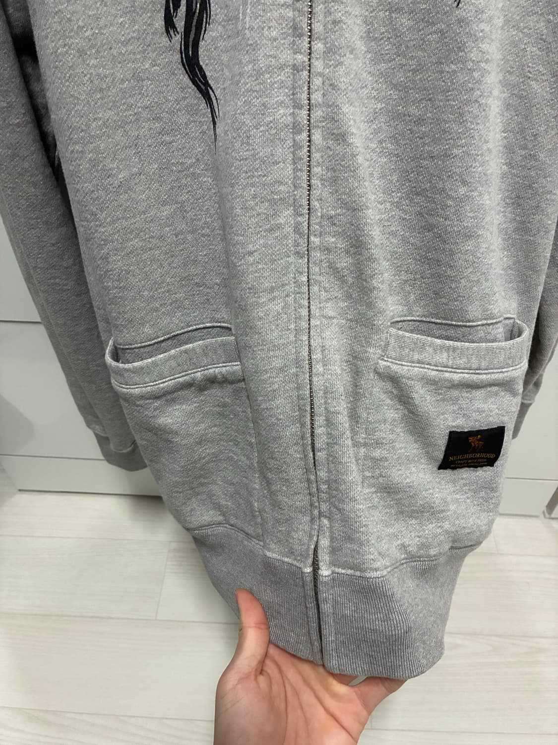 네이버후드 후드집업 XL 상품이미지4