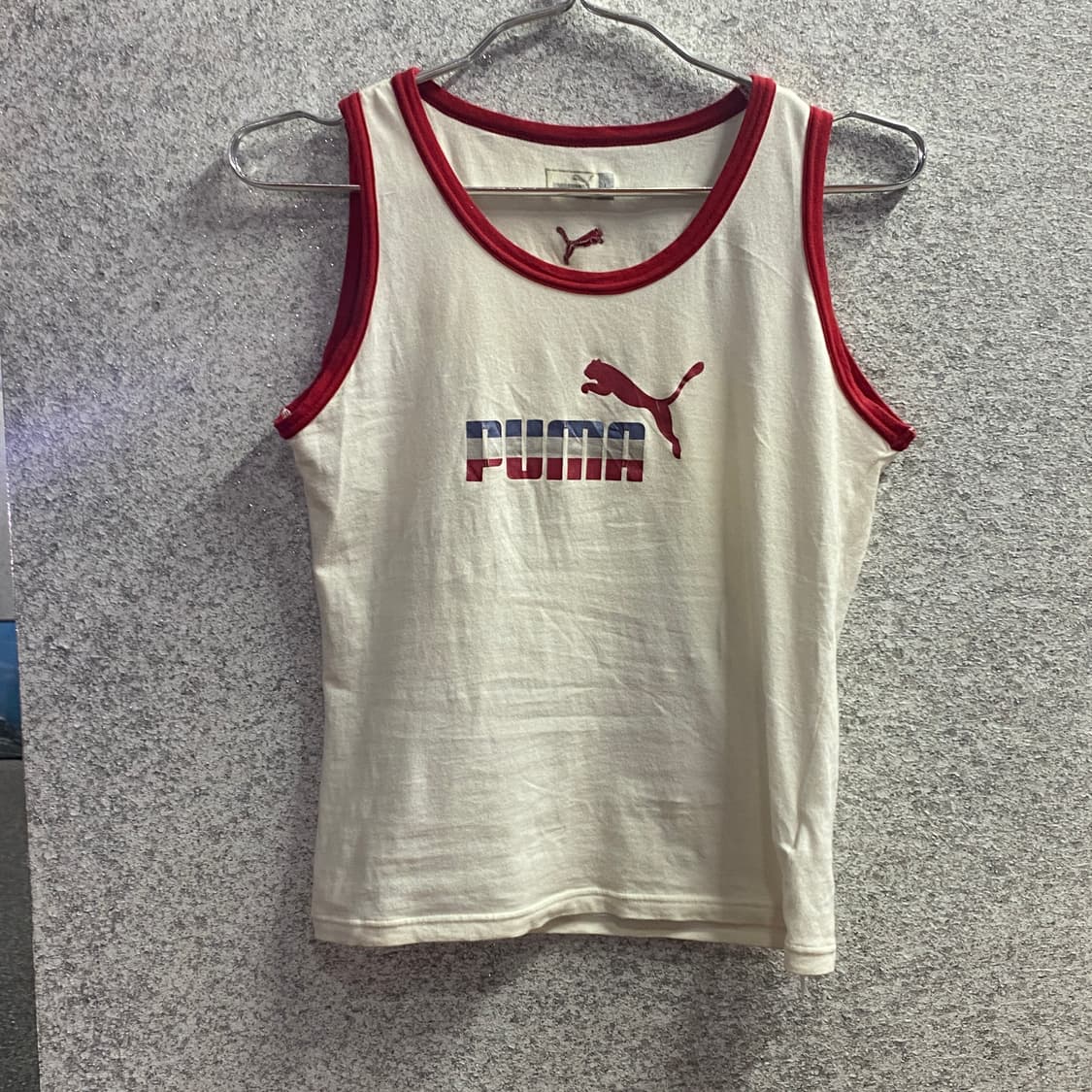 푸마 미들로고 컬러블록 슬리브리스 B4622 상품이미지2