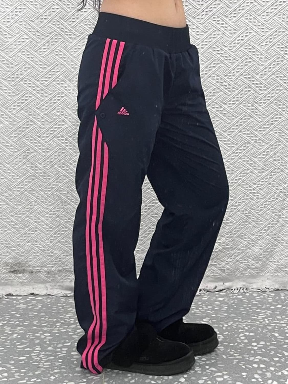 아디다스 레트로 Y2K 대장급 핑크 바람막이 트랙팬츠 95 C09592 상품이미지1