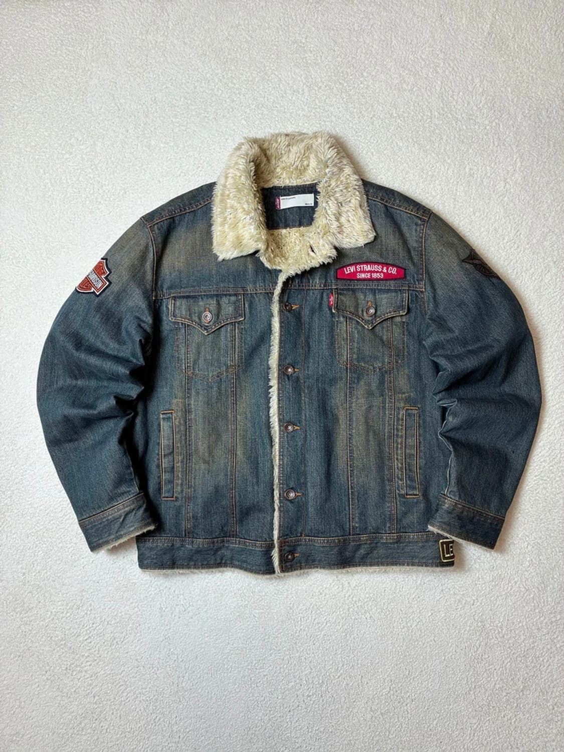 리바이스 00's 패치드 쉐르파 트러커 자켓 PN6386 상품이미지1
