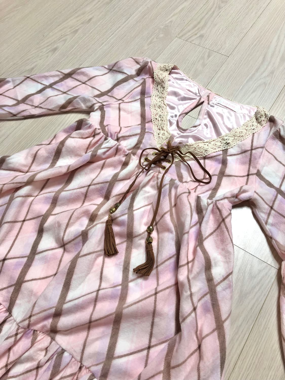 Liz lisa 리즈리사 고전 딸기우유 상의 상품이미지1