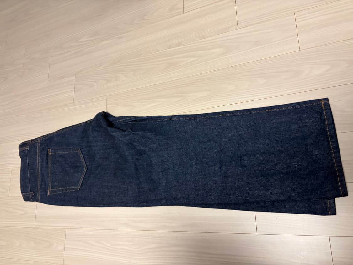 비슬로우 와이드 셀비지 데님 32사이즈 상품이미지4