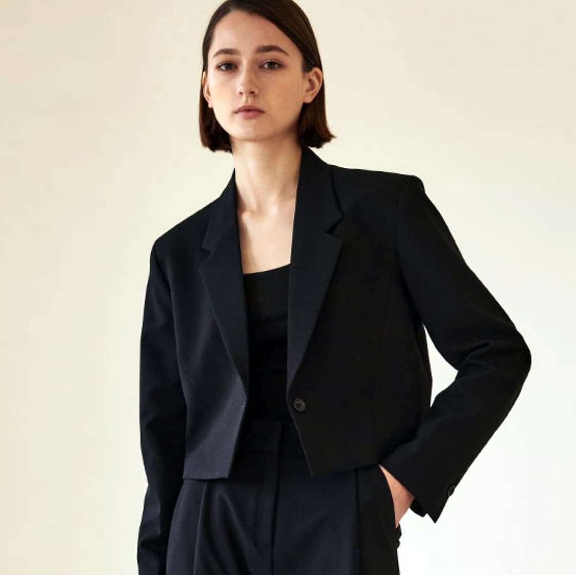 낫앤낫(NOT N NOT) 프라이 크롭자켓 55-66 새상품 상품이미지1