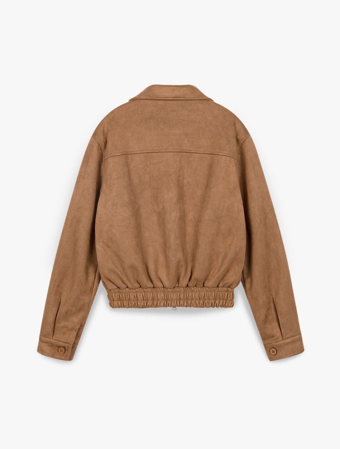 투웨이 블루종 스웨이드 밴딩 점퍼 자켓 [브라운] 상품이미지4