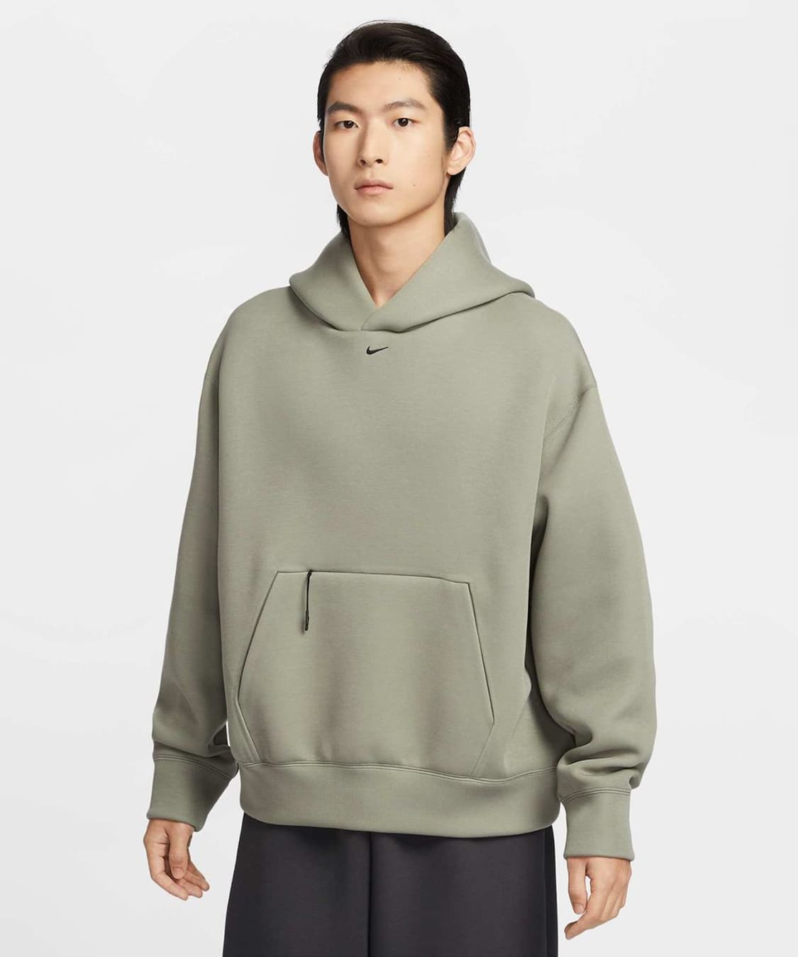 테크 플리스 후디 M - 라이트 아미:블랙 / HM9790-320 상품이미지1