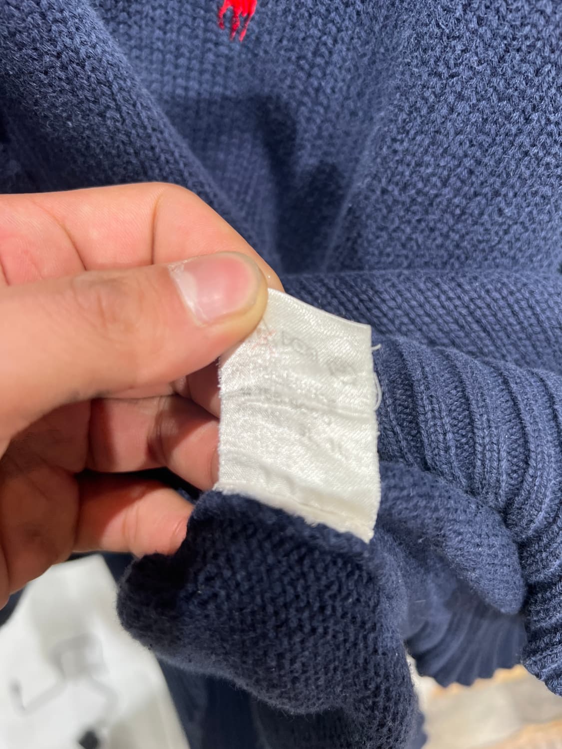 폴로 랄프로렌 91년도 코튼 니트 상품이미지4