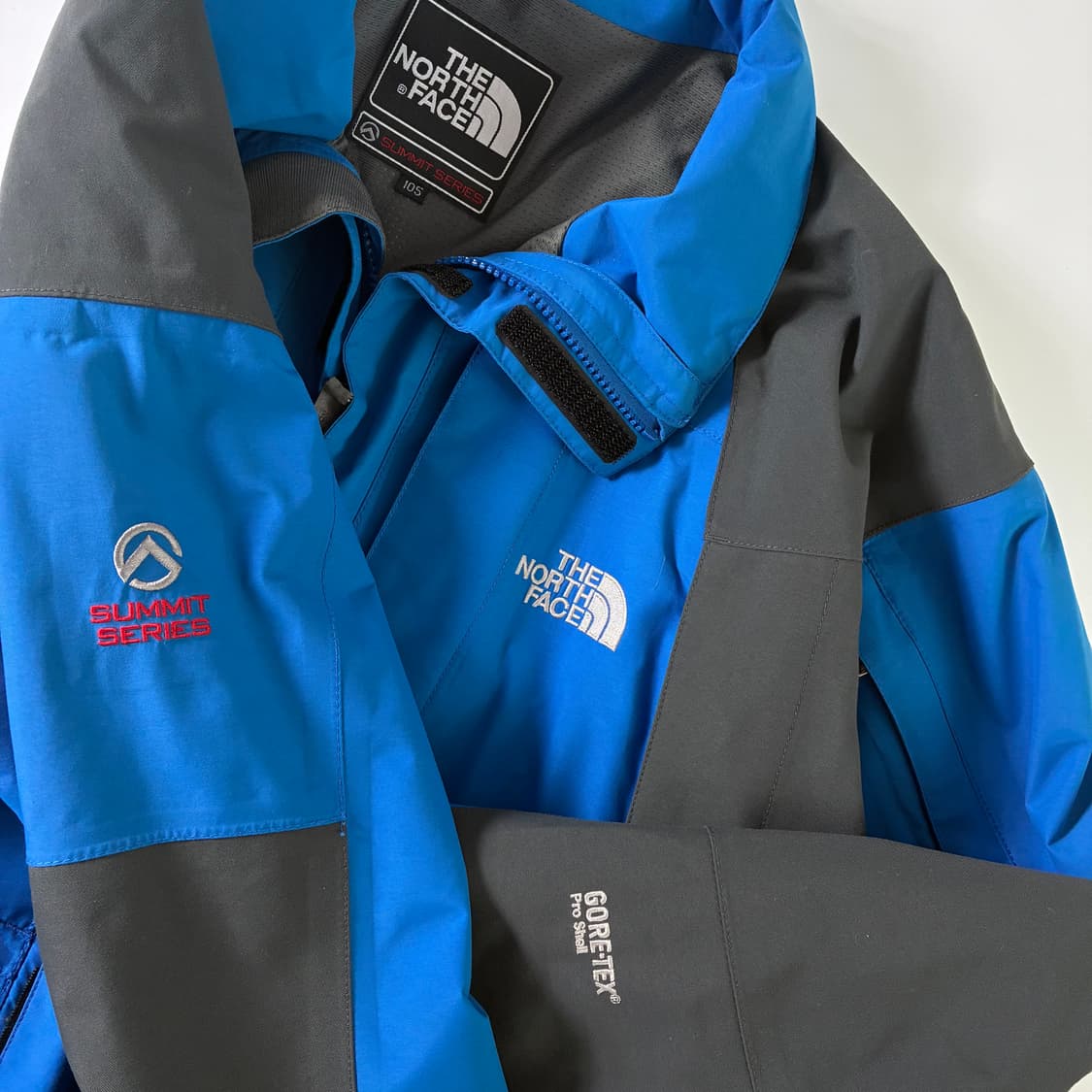 The northface  노스페이스 써밋시리즈 고어텍스 블루 바람막이  상품이미지3
