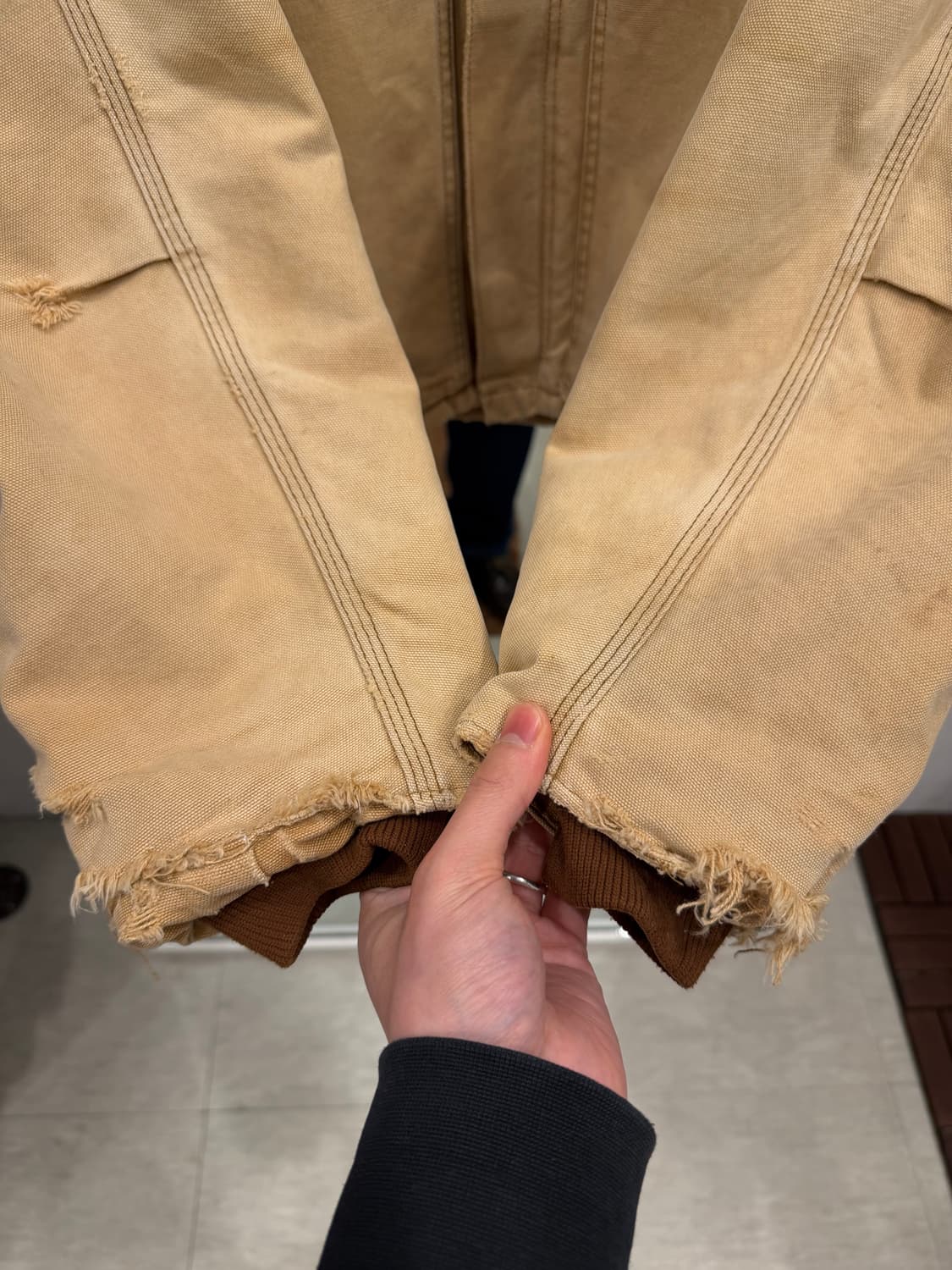 90-00s Carhartt 칼하트 덕 트레디셔널 워크 자켓 상품이미지5