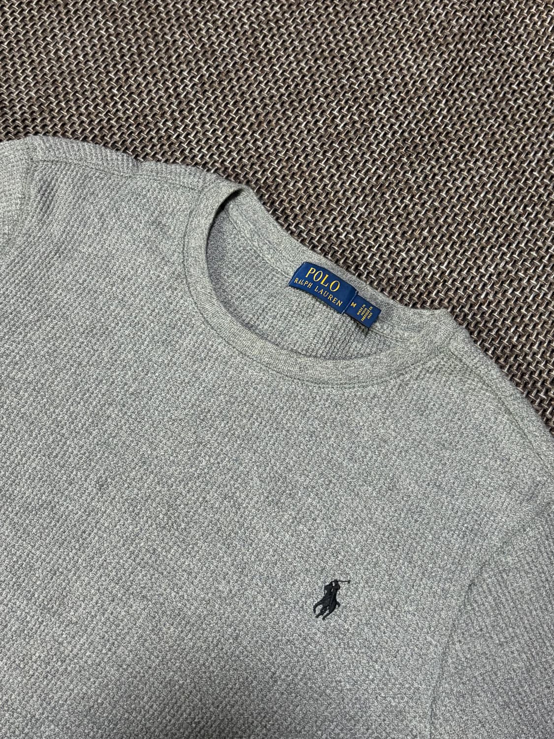 폴로 랄프로렌 와플 롱슬리브 상품이미지1