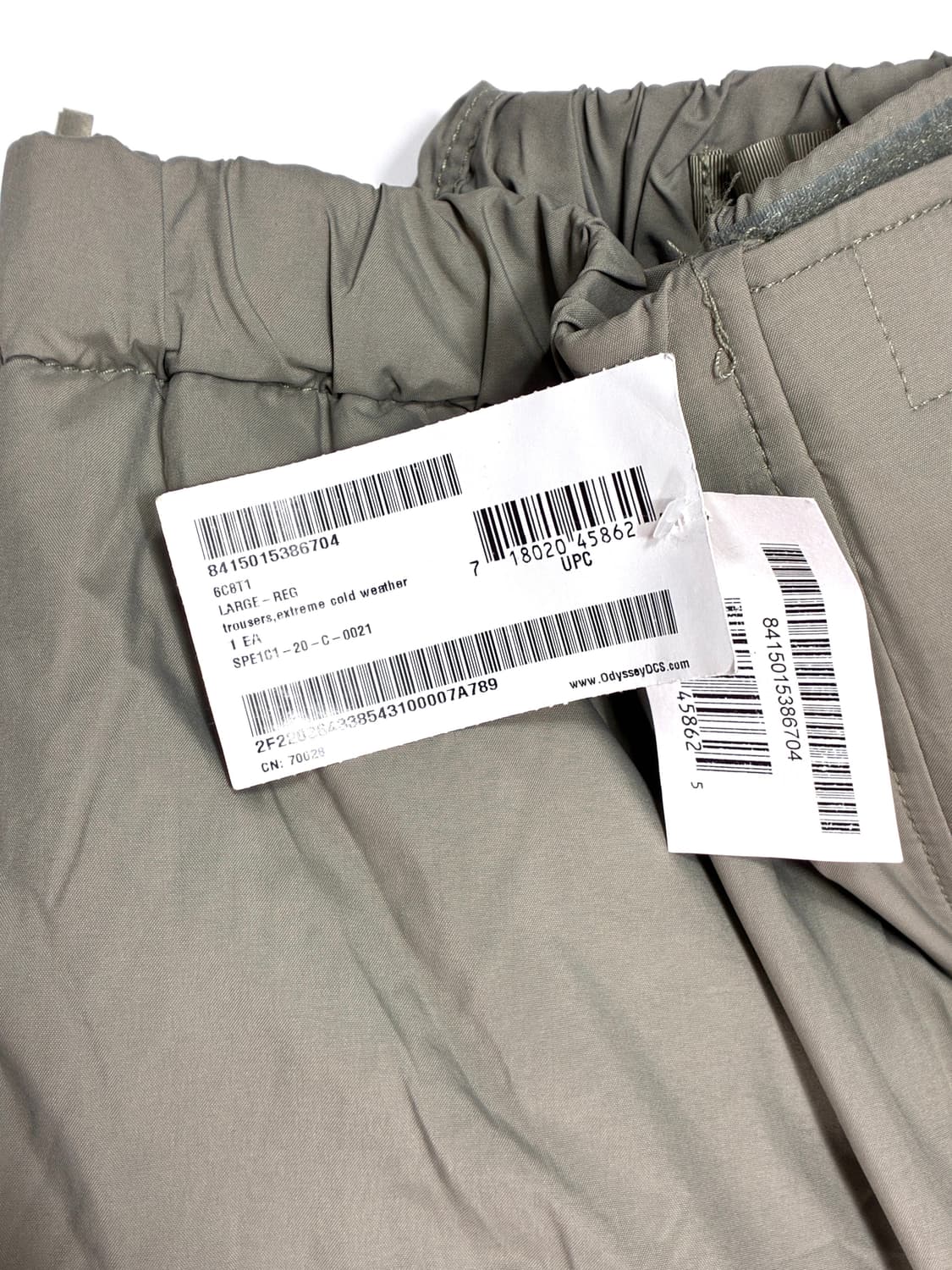 미군 프리마로프트 패딩 바지 / 데드스탁 (34-36) 상품이미지7