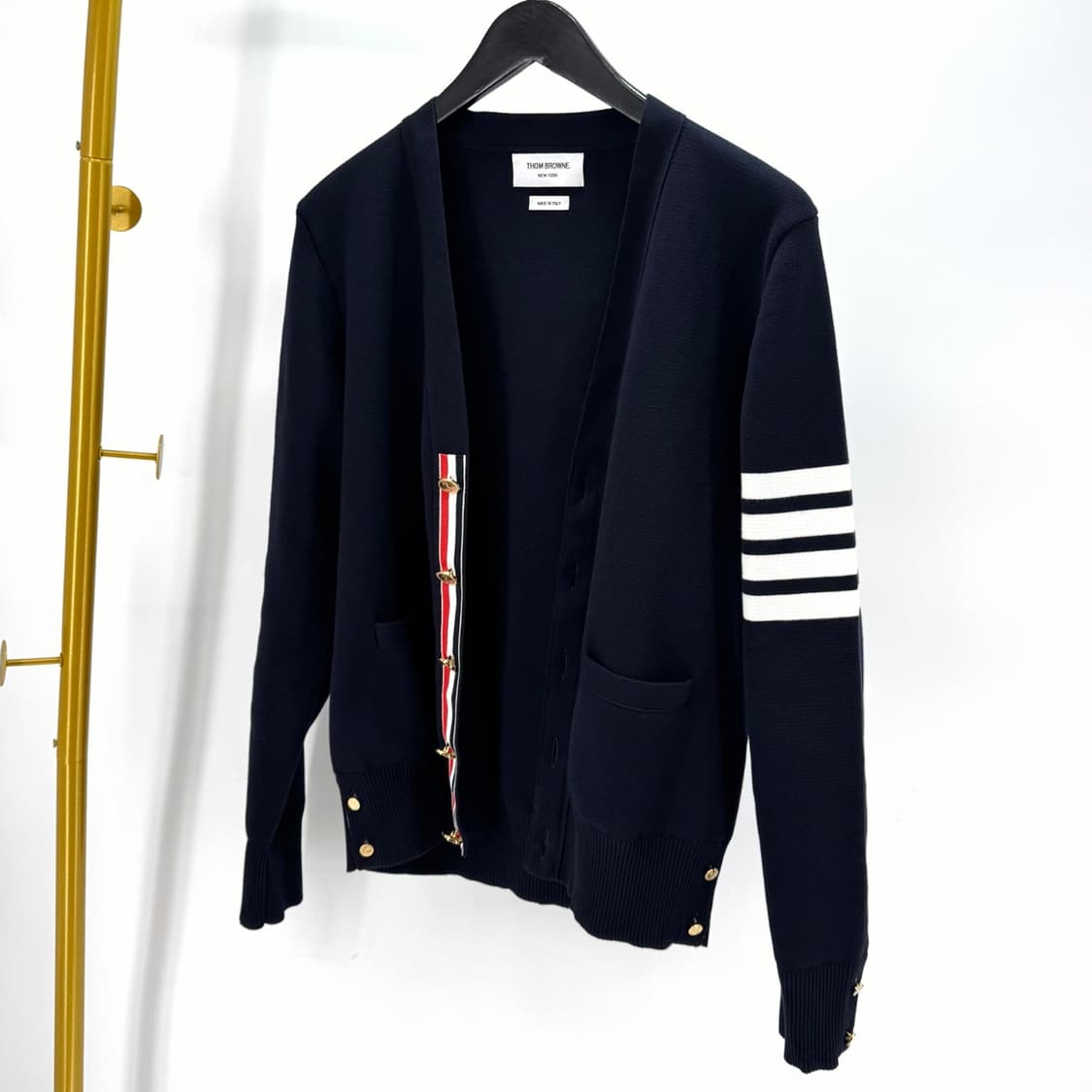 [2사이즈] 톰브라운 사선완장 밀라노스티치 가디건 (MKC171A) 상품이미지2