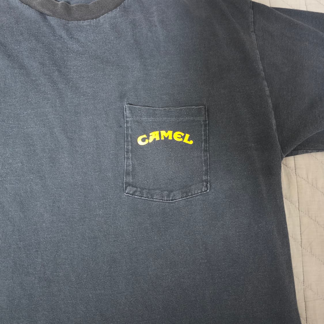 [XL] 90s 빈티지 카멜 프로모 본 투비 스무스 포켓 티셔츠 투톤 상품이미지7