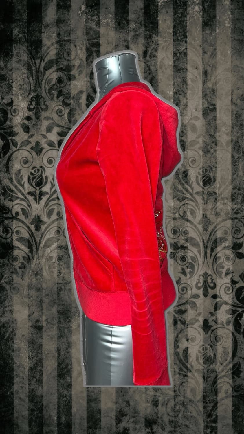 Juicy Couture 쥬시꾸뛰르 크라운 갸루 벨벳 후드 상품이미지3