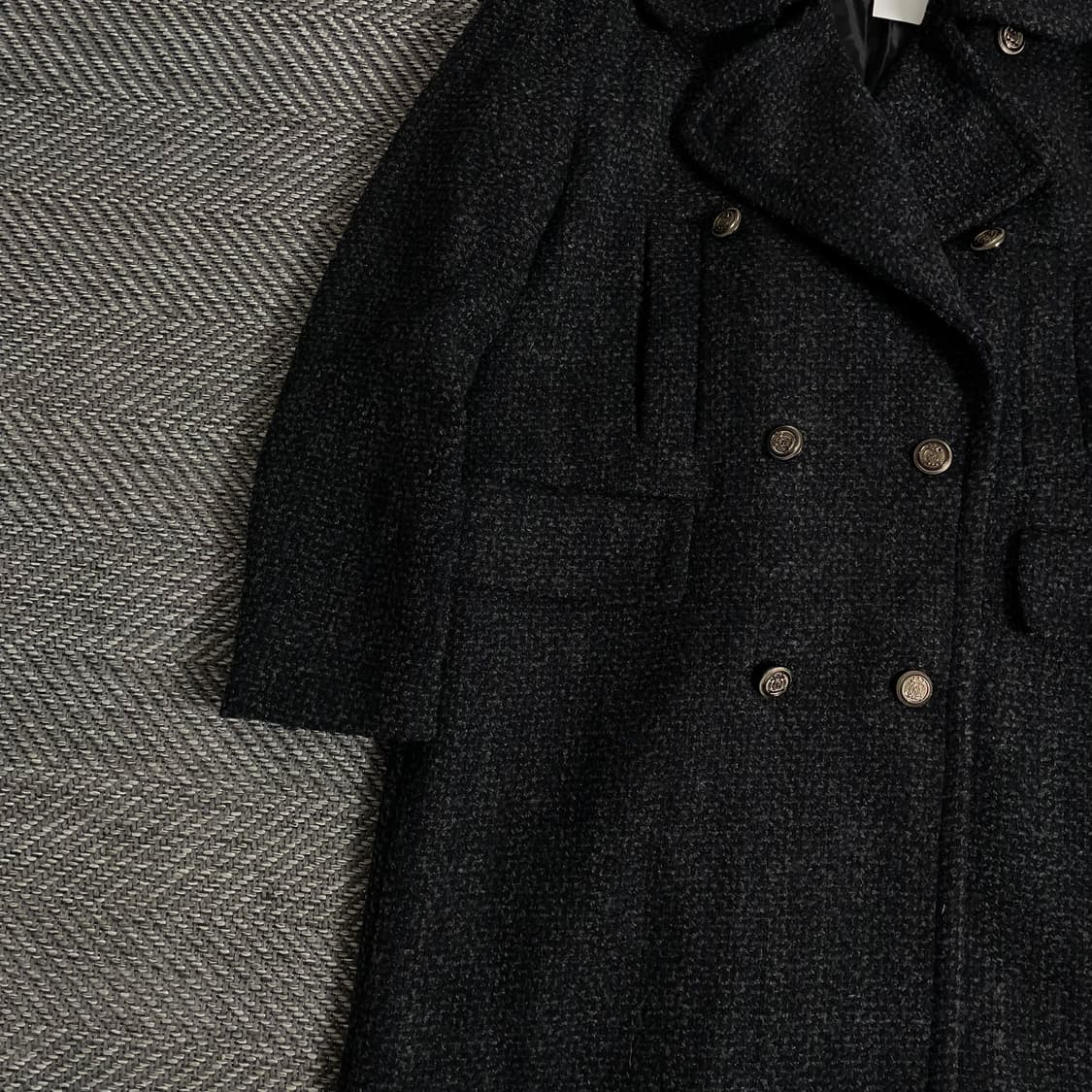 폴앤조 파리 트위드 더블 롱 코트y 2862 상품이미지4