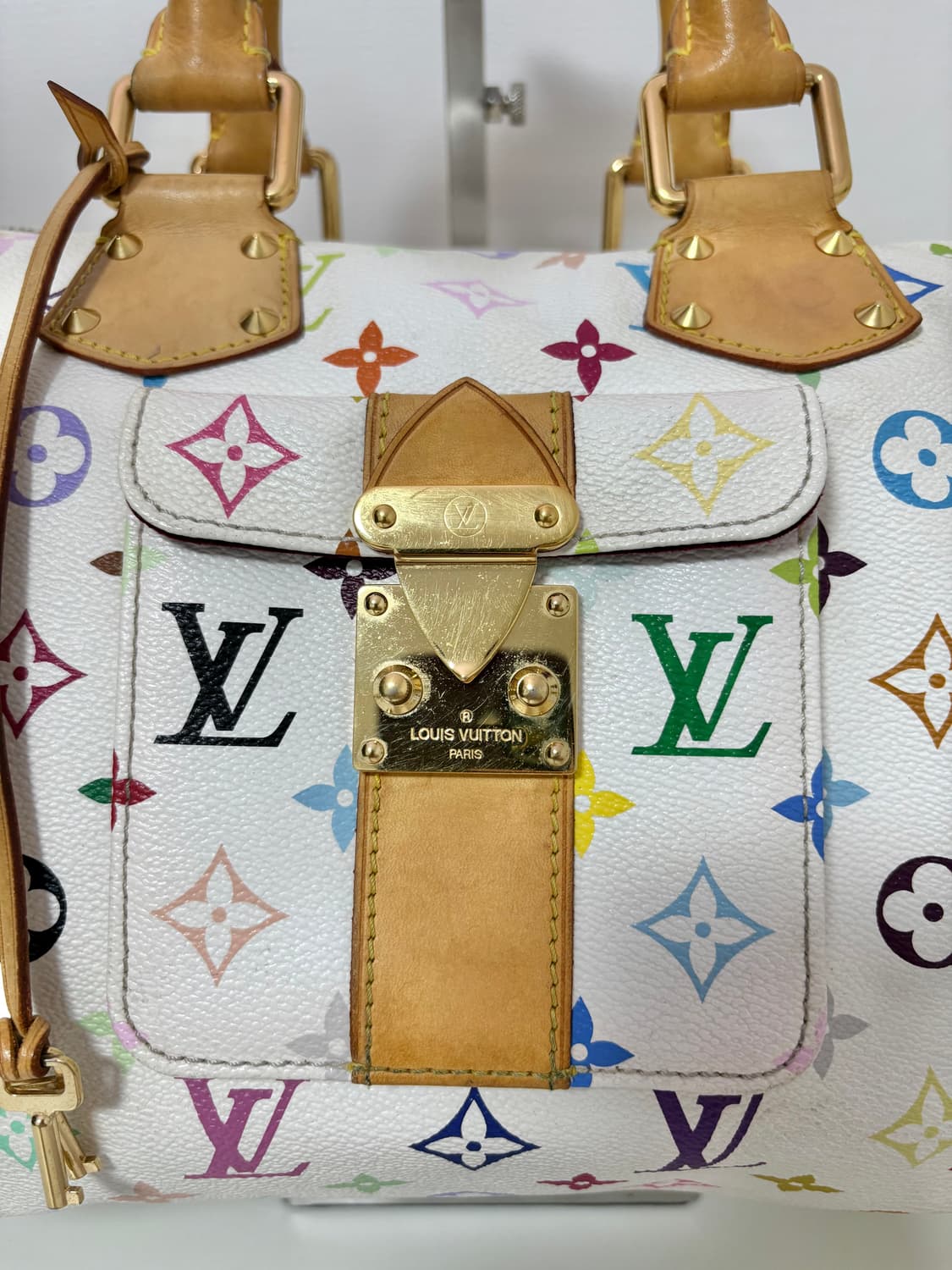 루이비통 멀티컬러 화이트 스피디 상품이미지2