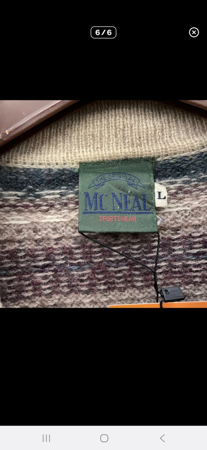 90s McNEAL 페어아일 니트 상품이미지6