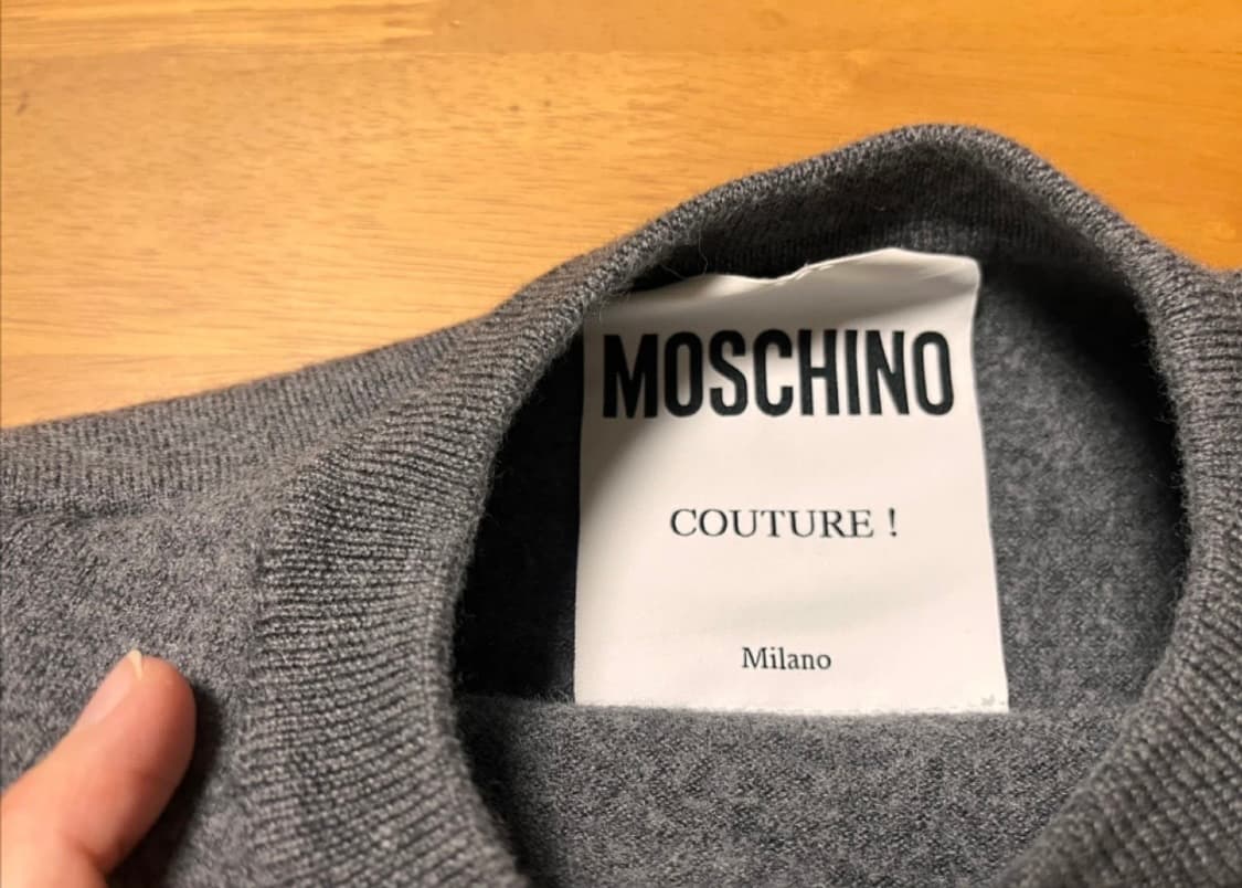 Moschino 모스키노 모 챠콜 베어 스웨터_95 사이즈 상품이미지3