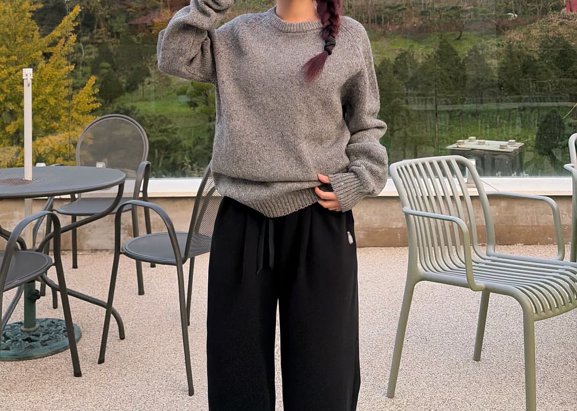 칼하트 그레이 아방핏 니트(m) 상품이미지1