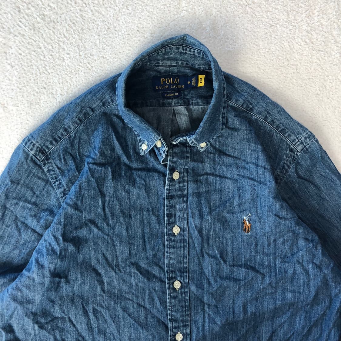 폴로랄프로렌 클래식핏 샴브레이 셔츠 상품이미지4