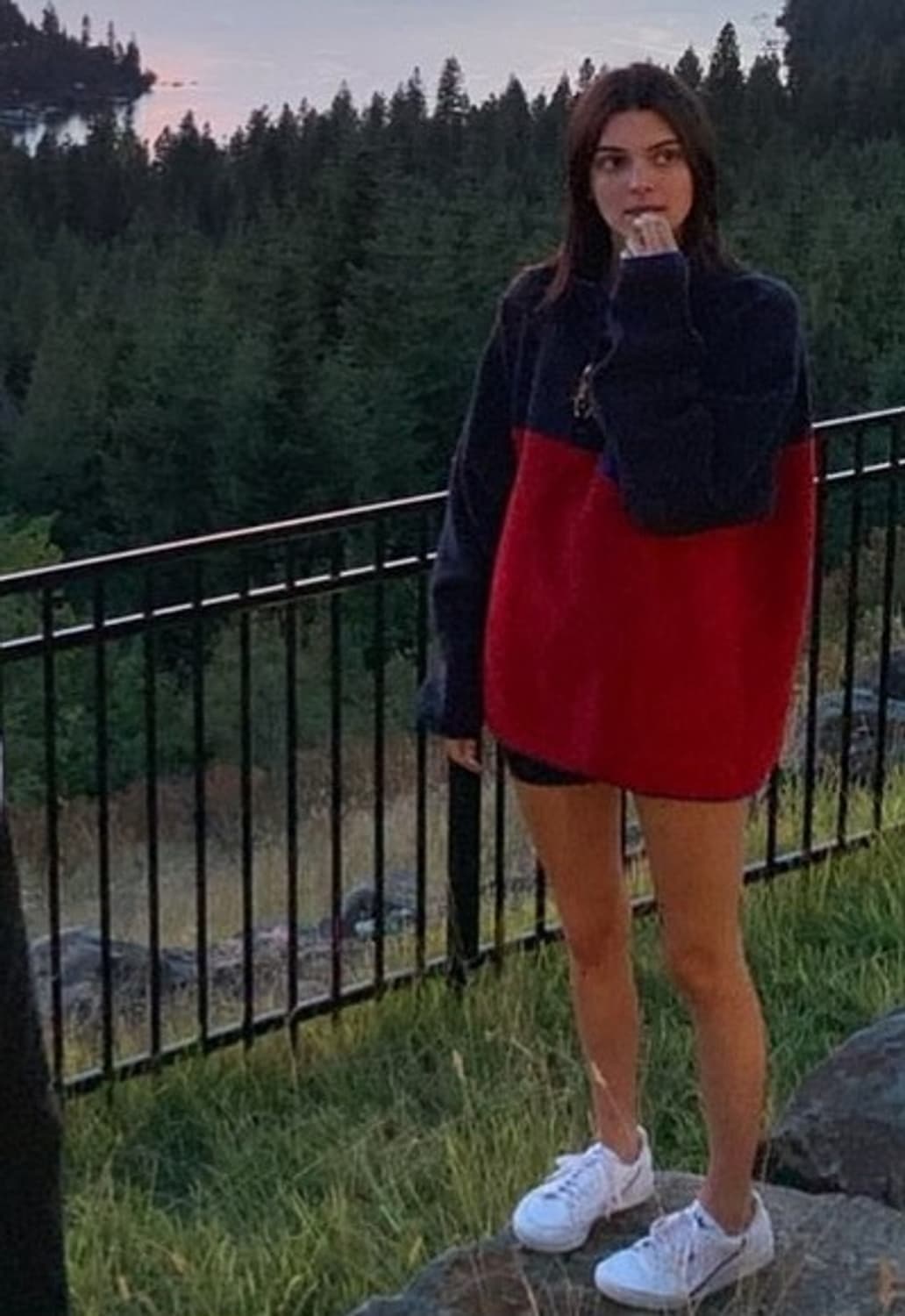 파타고니아 신칠라 레드 블루 플리스 patagonia 상품이미지2