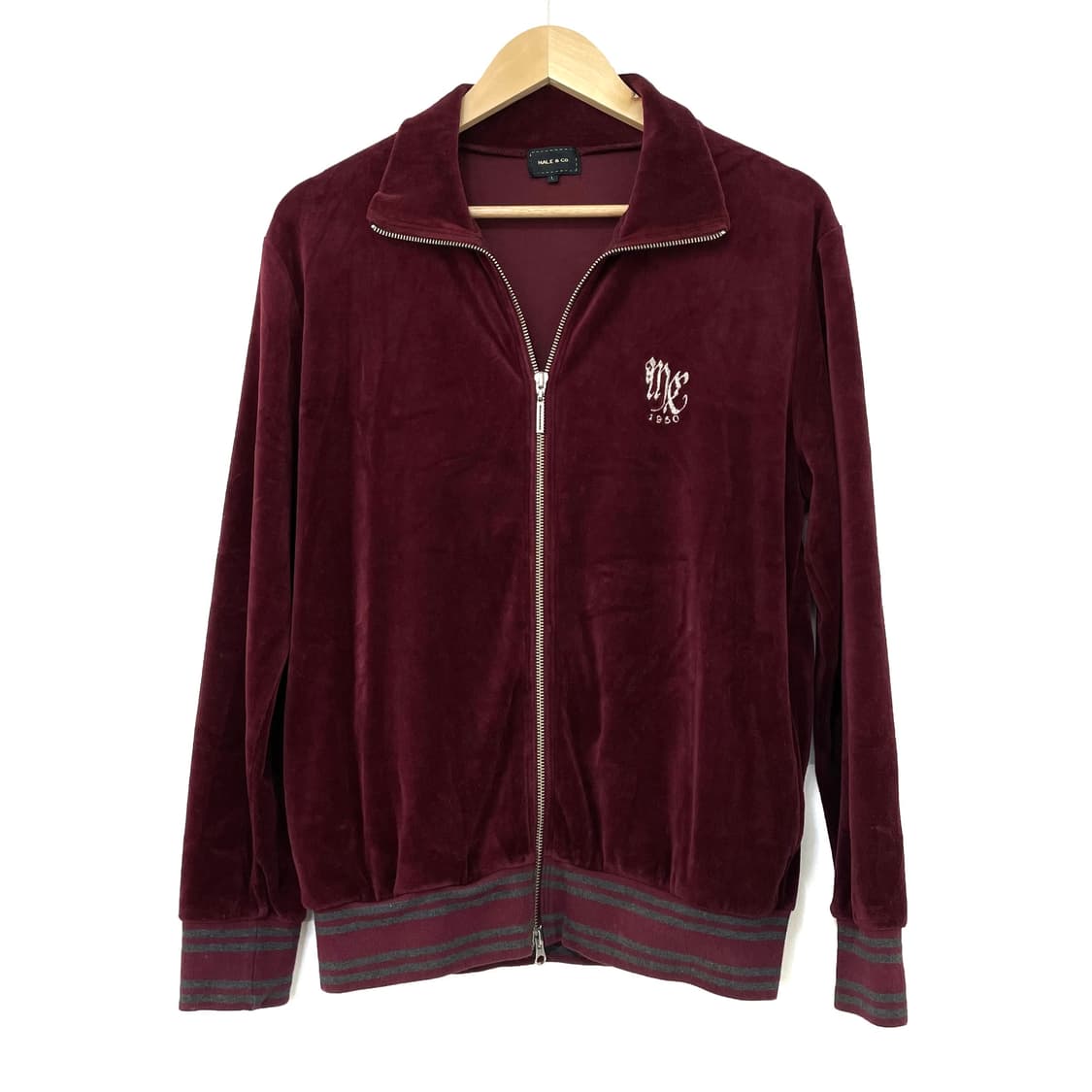 빈티지 벨벳 트랙 재킷 상품이미지1