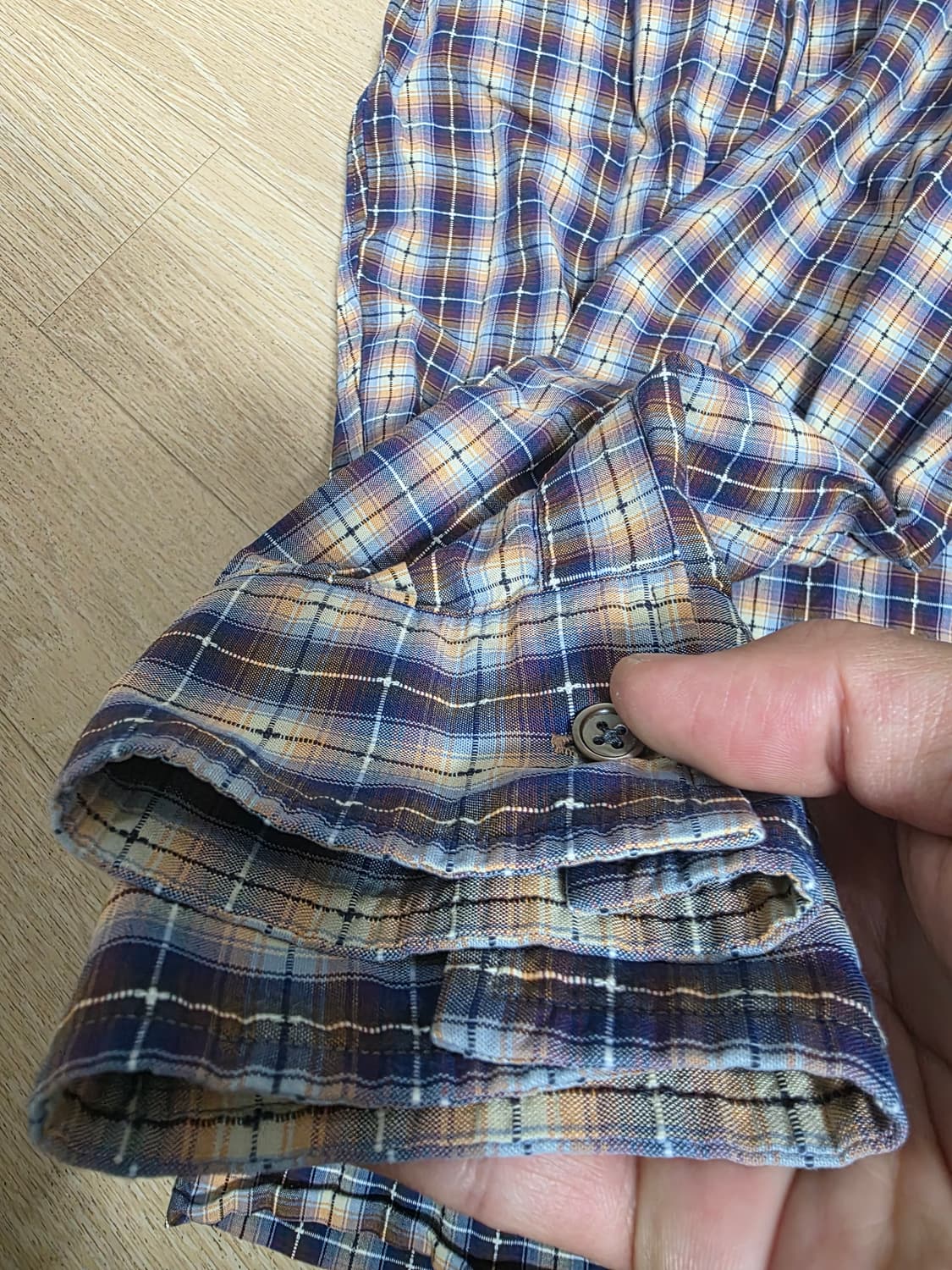 폴스미스 체크 셔츠 M 상품이미지5