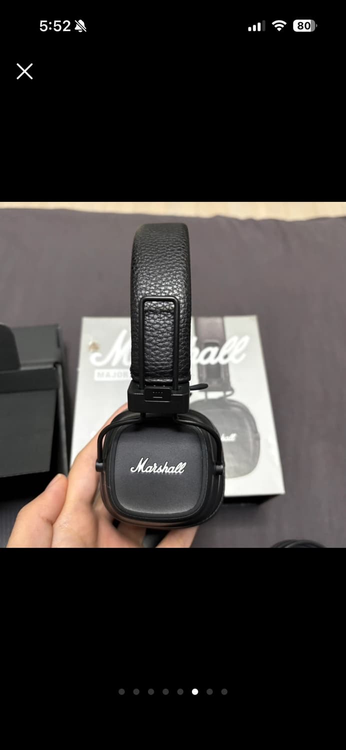 마샬 메이저4 블루투스 헤드폰 풀박스 상품이미지6