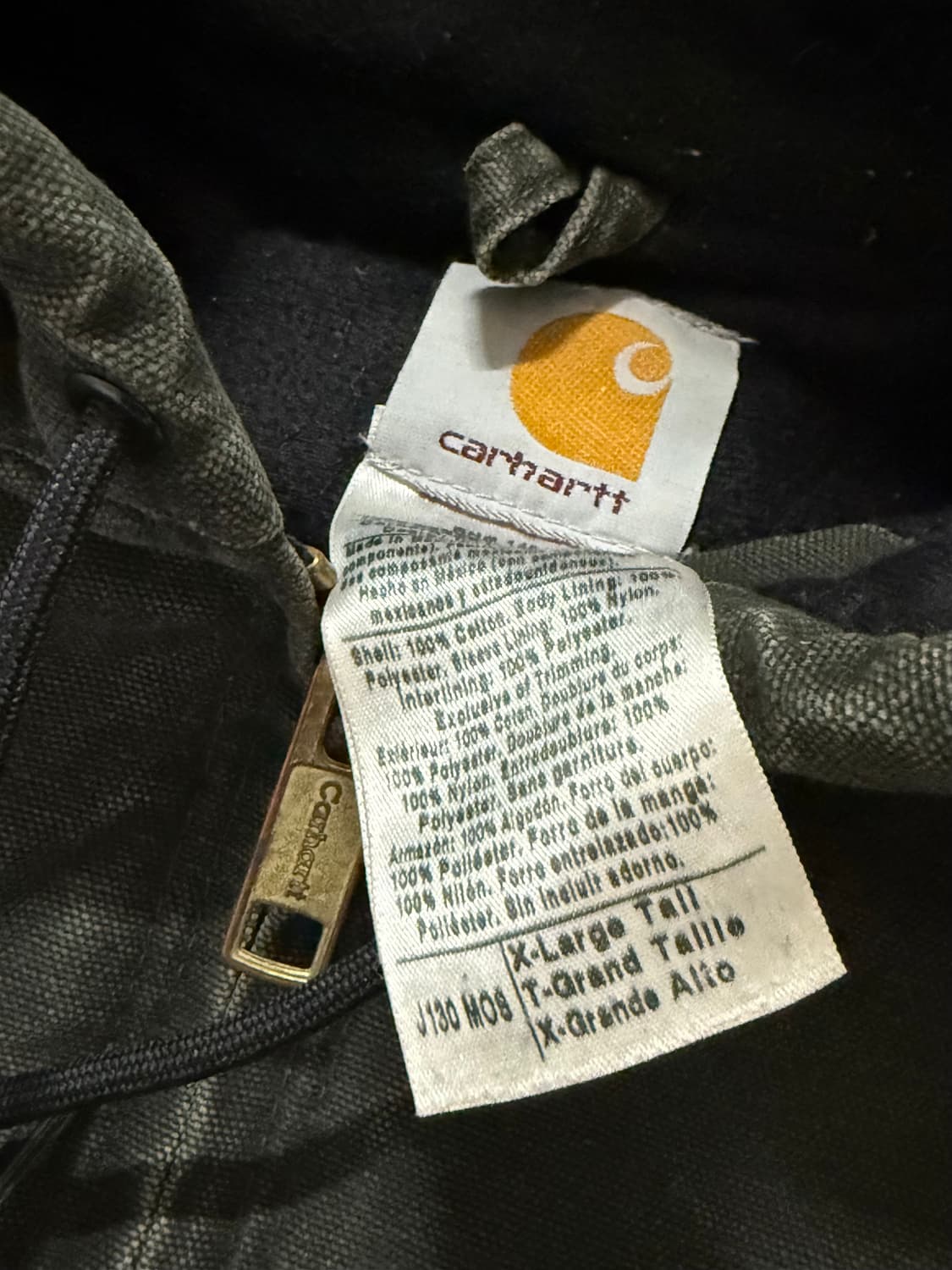 XL) 칼하트 j130 mos 모스그린 워크자켓 상품이미지2