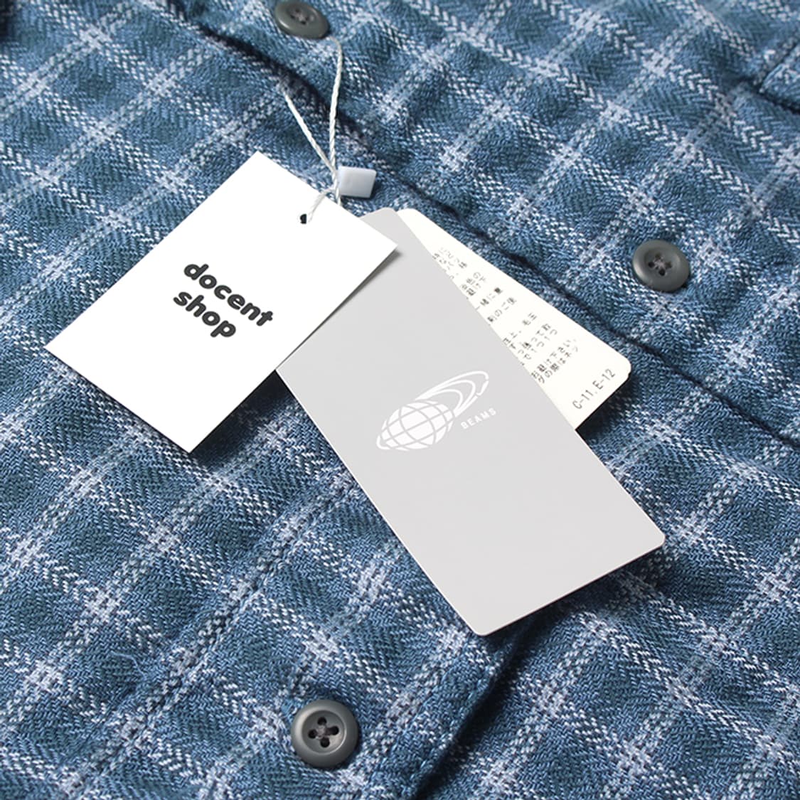  (새상품) BEAMS "Blue Check Shirts" 상품이미지9
