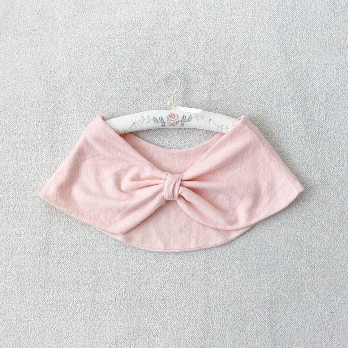 연핑크 보들 리본 볼레로 상품이미지2