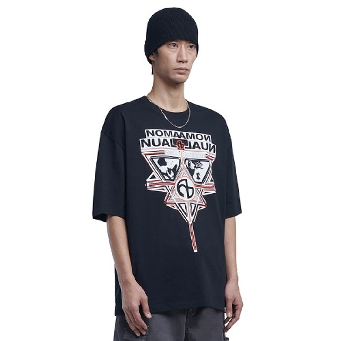 노매뉴얼 R.T 반팔 티셔츠 블랙 XL 상품이미지3