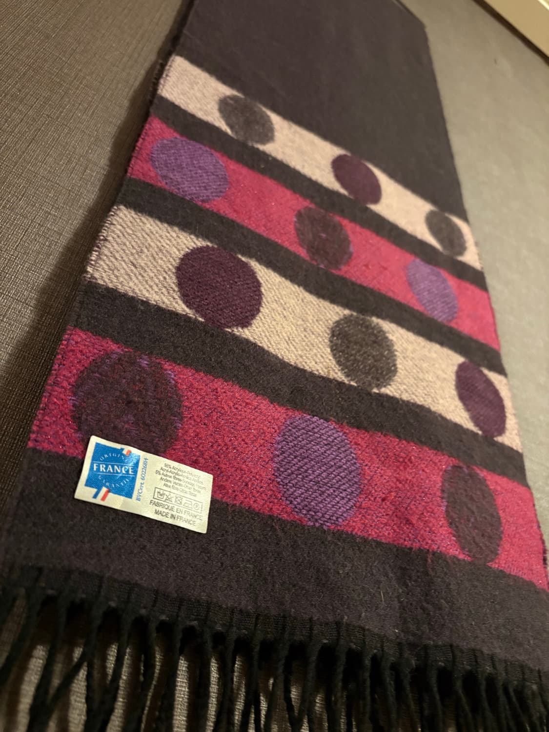 프랑스 땡땡이 머플러 상품이미지3