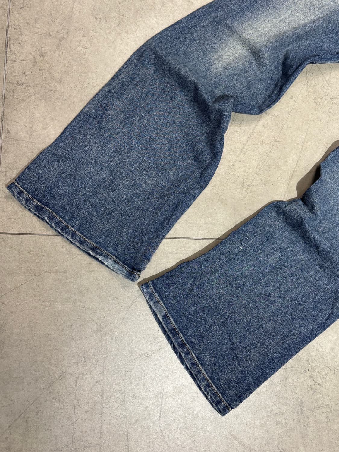 Jie bird 레이스 자수 디테일 데님 팬츠 바지 상품이미지7