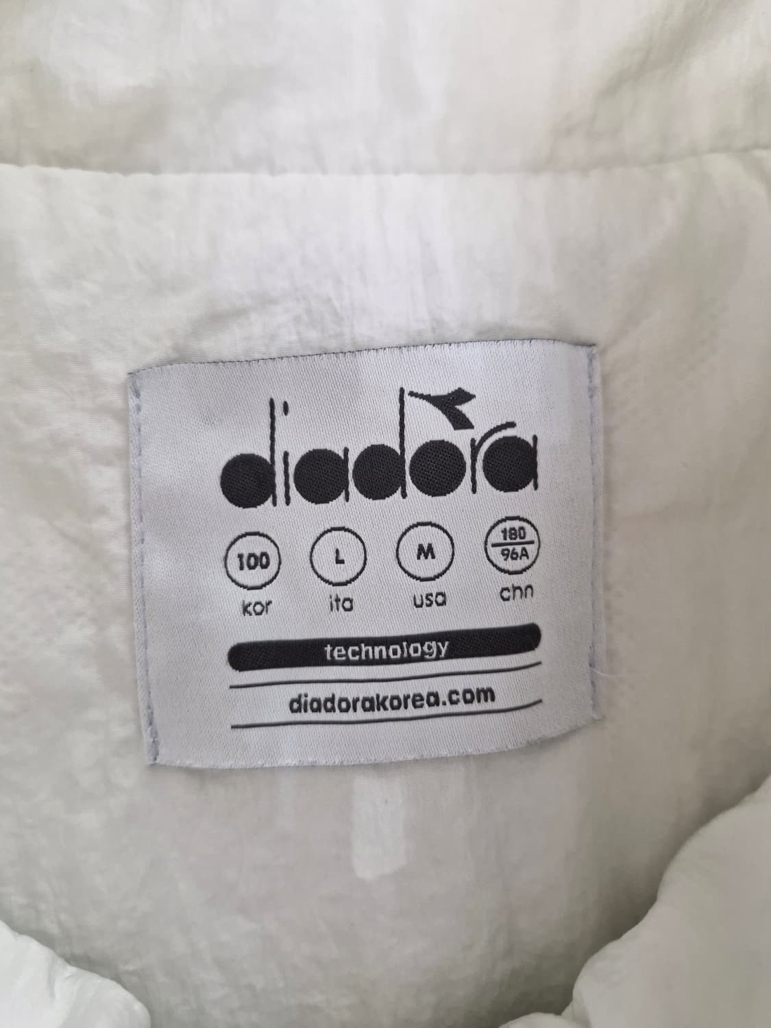 Diadora 디아도라 그랜드슬램 자켓 화이트 상품이미지7