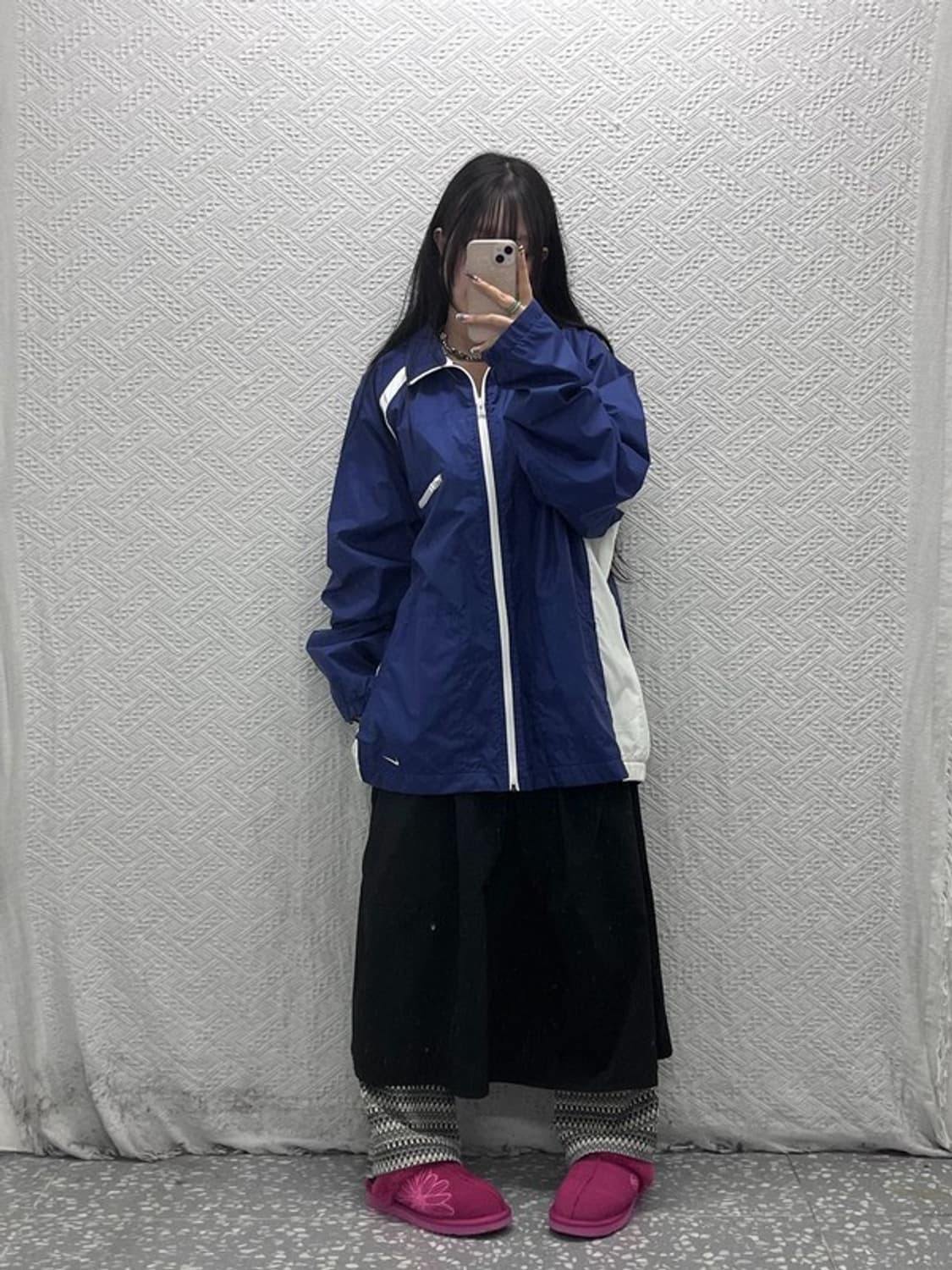 나이키 올드스쿨 빈티지 오버핏 바람막이 자켓 XL C07805 상품이미지2