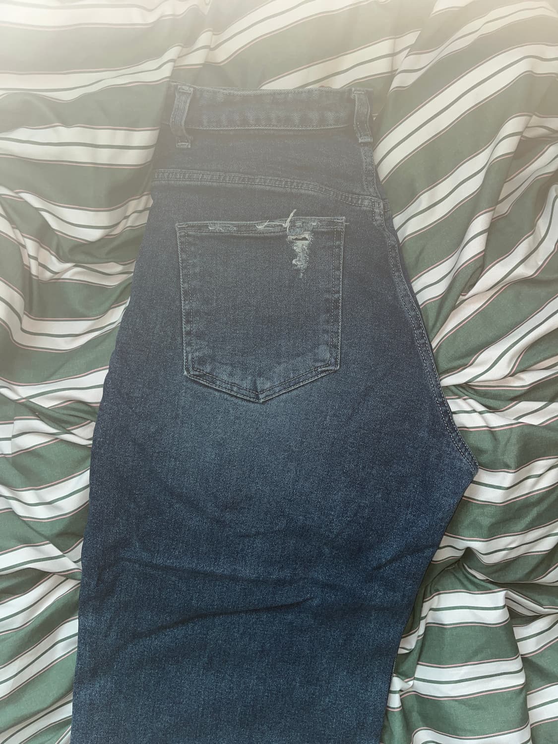 Yeel leey straight wide denim pants blue 상품이미지7