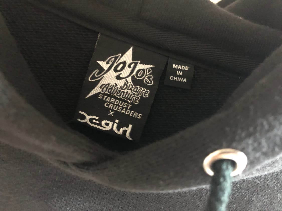 X-girl 죠죠 콜라보레이션 스웻 후디 M 상품이미지5