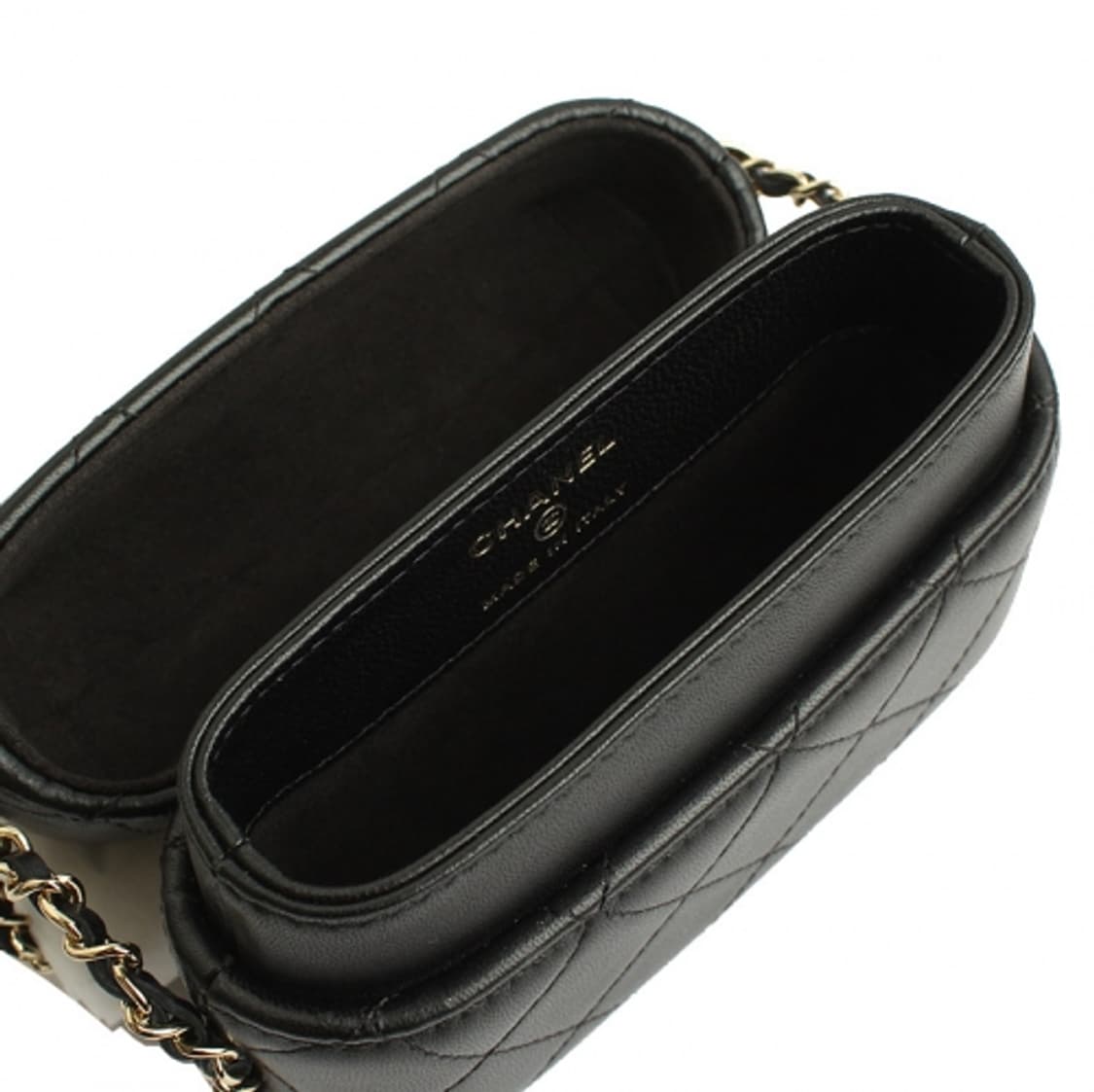 샤넬 블랙 금장 어라운드체인 미니크로스백 상품이미지5
