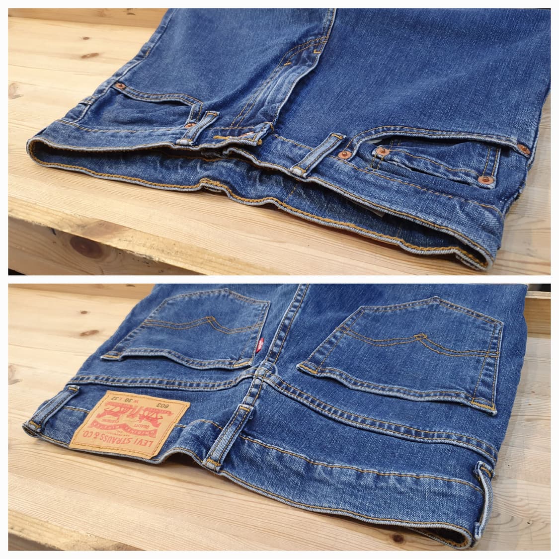 허리28/리바이스603 청바지  상품이미지4